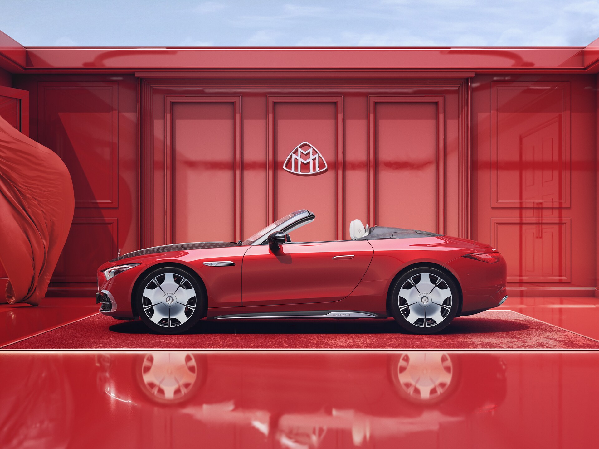 SL 680 | Mærket | Mercedes-Maybach Mercedes-Maybach SL 680 set fra siden.